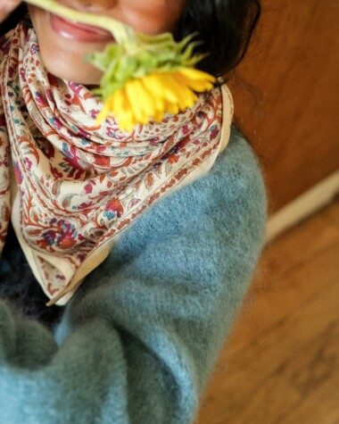 Foulard grand format – Rhapsody Améthyste