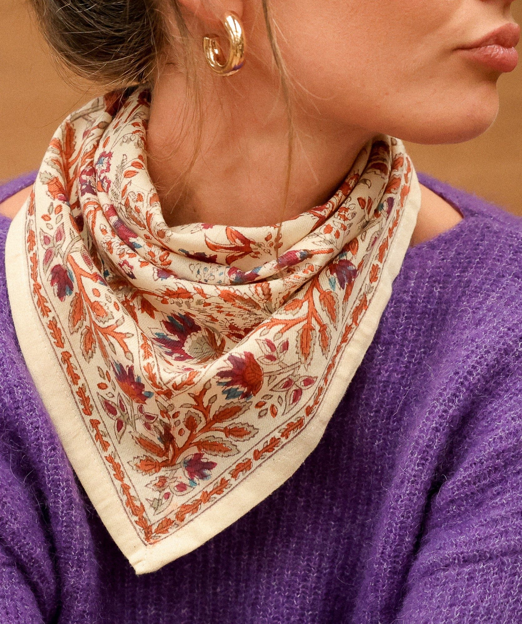Foulard petit format – Rhapsody Améthyste