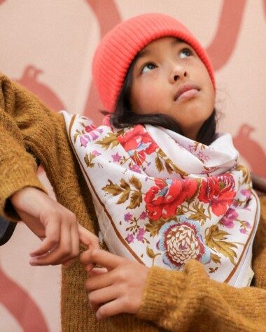 Foulard grand format – Jeanet Lilas