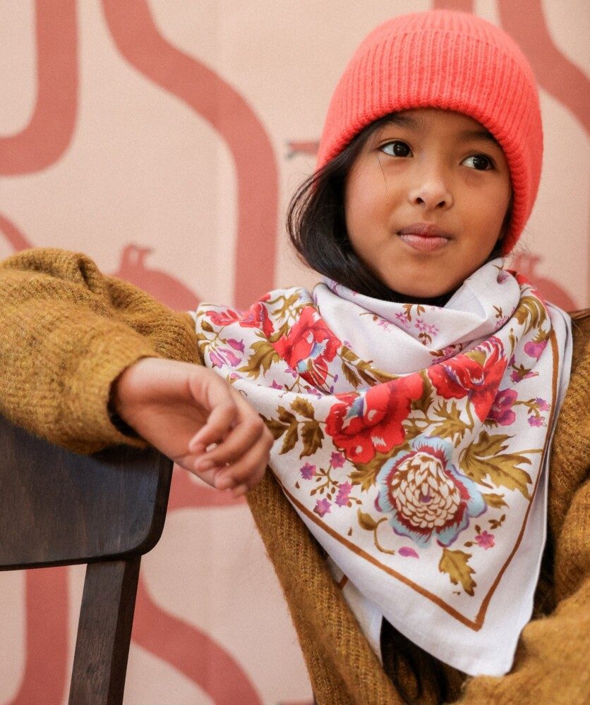 Foulard grand format – Jeanet Lilas