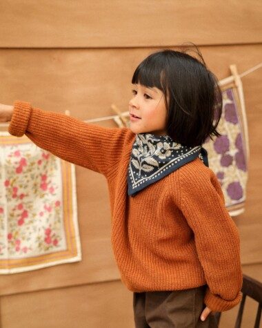 Foulard petit format – Hindi Bandana Encre