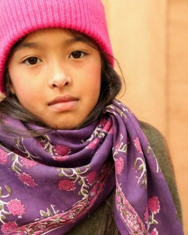 Foulard grand format – Pippa Purple