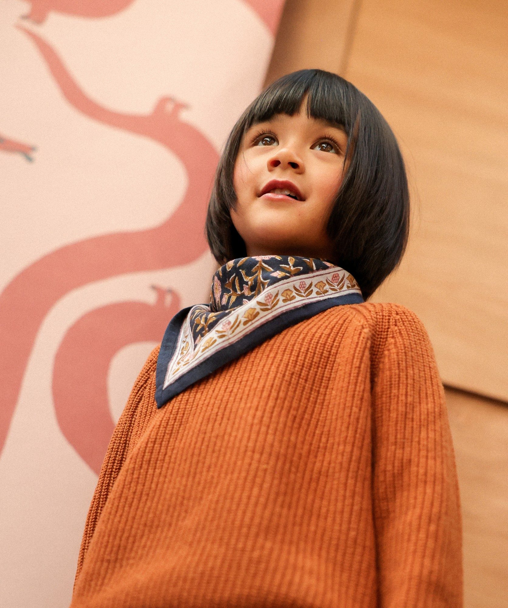 Foulard petit format – Scarlett Encre