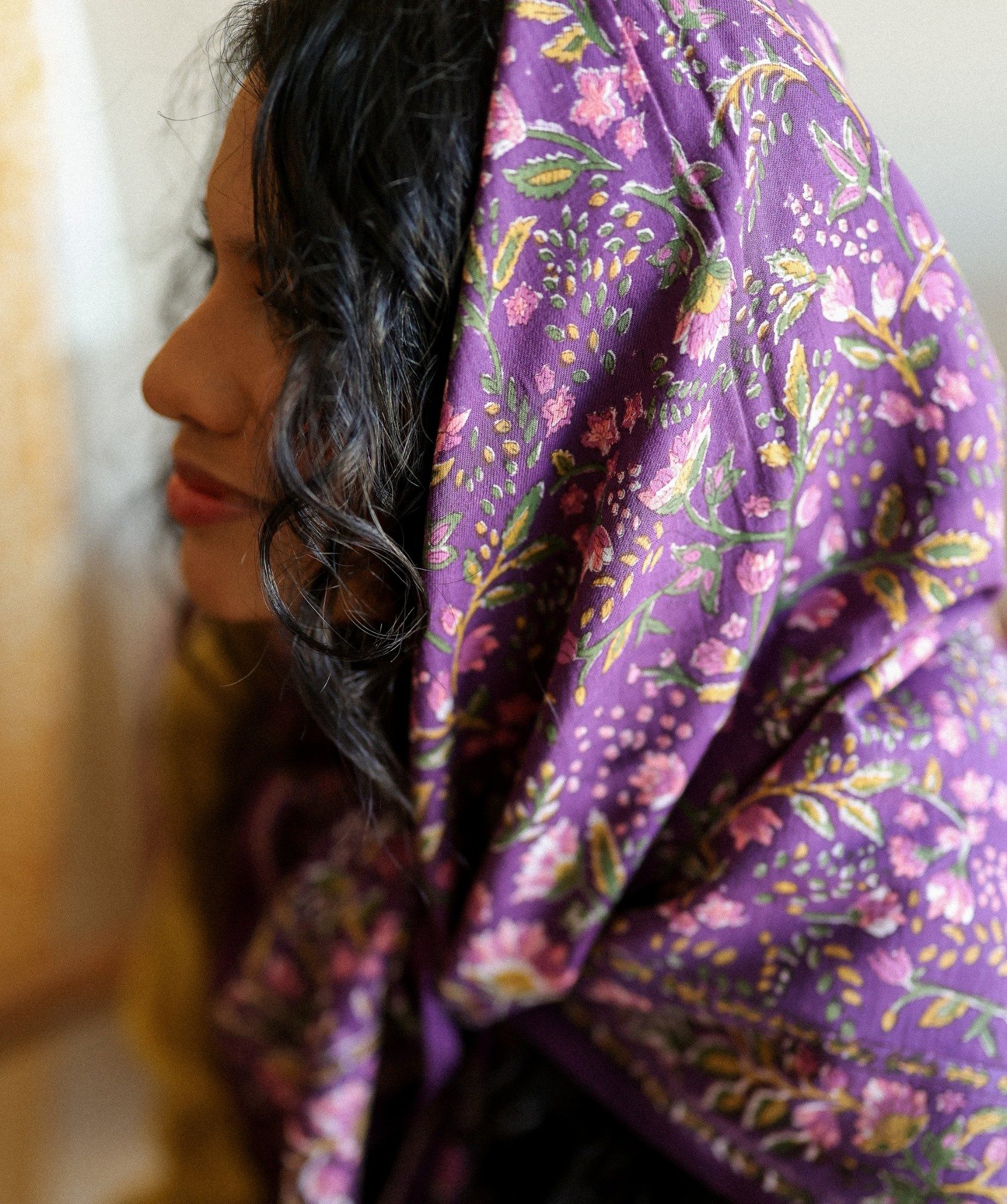 Foulard grand format – Rhapsody Purple