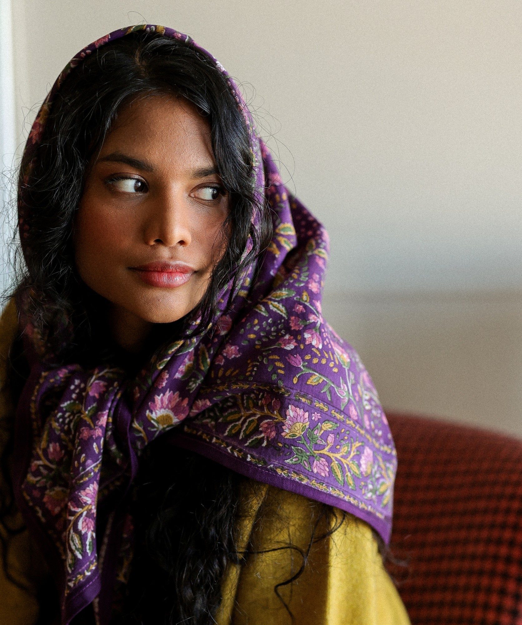 Foulard grand format – Rhapsody Purple