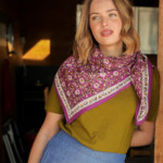 Foulard grand format – Scarlett Purple