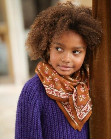 Foulard grand format – Punam Camel