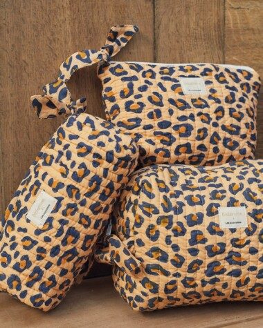 Trousse de toilette – Léopard Camel