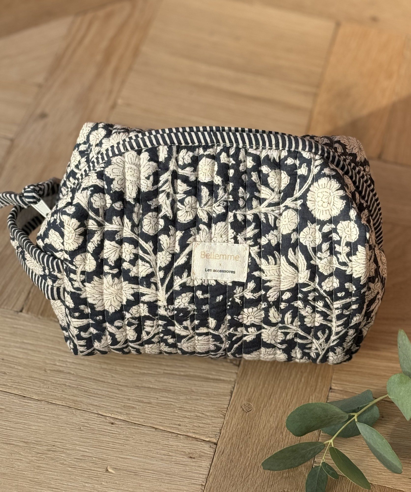 Trousse de toilette Jude petit format – Anjali Encre