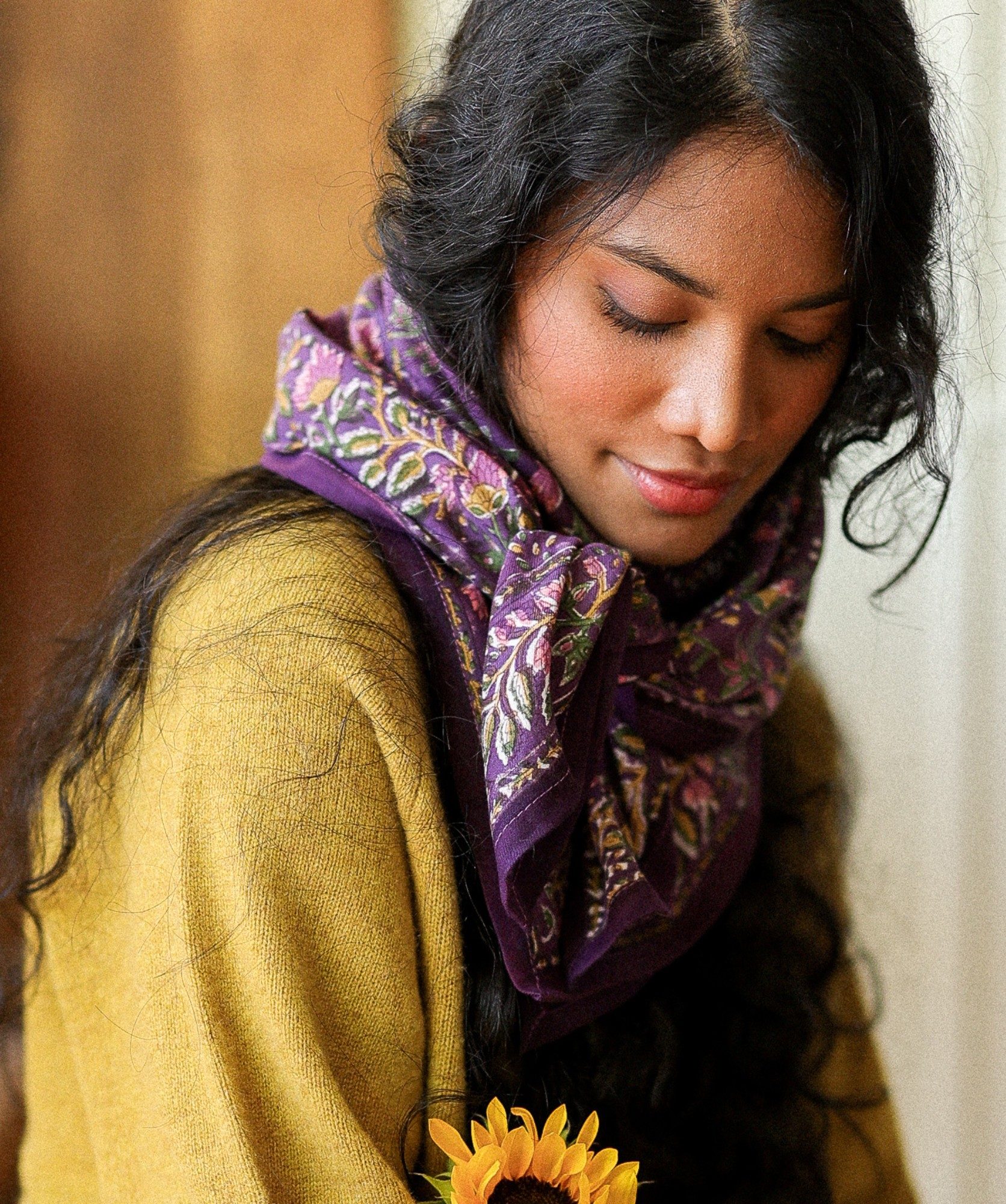 Foulard grand format – Rhapsody Purple