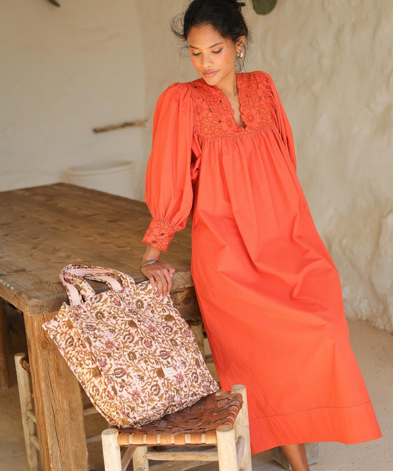 Robe Abbie – Papaye