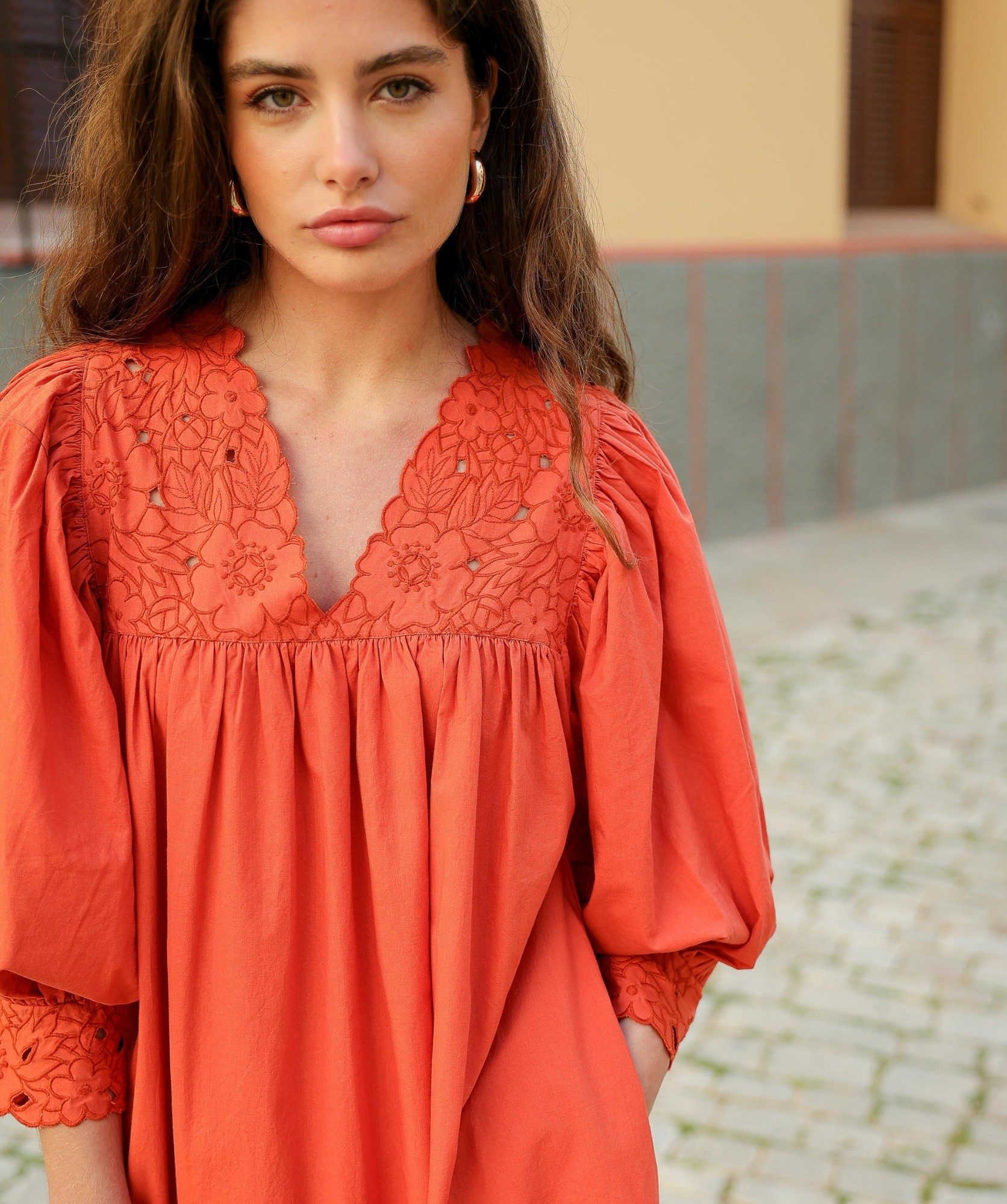 Robe Abbie – Papaye