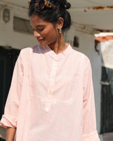 Blouse Bastide – Imprimé block-print Lottie