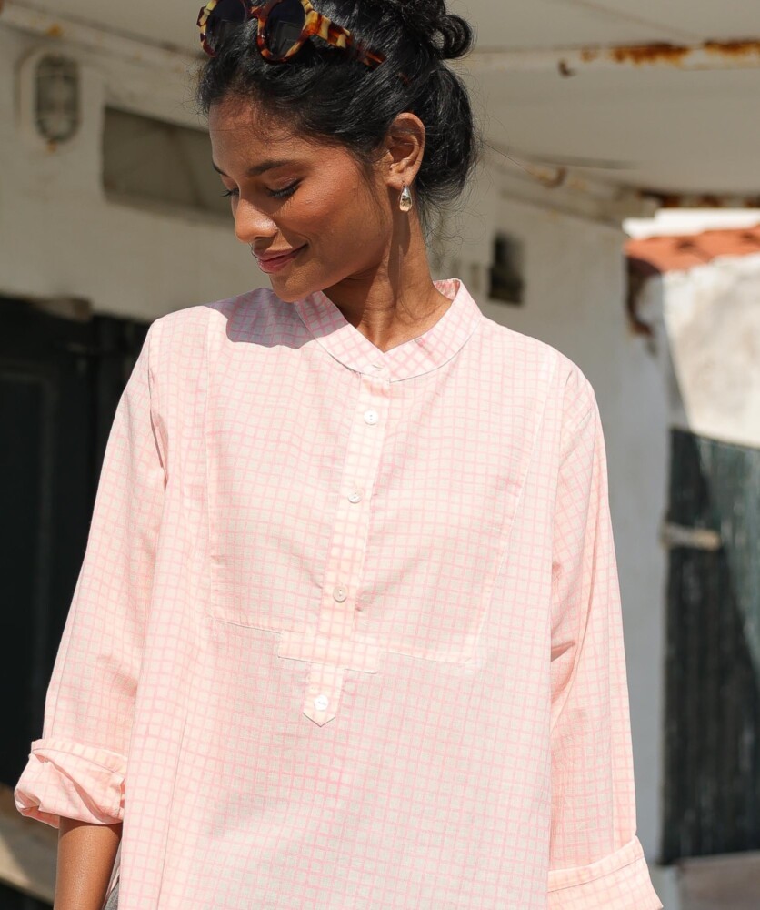 Blouse Bastide – Imprimé block-print Lottie