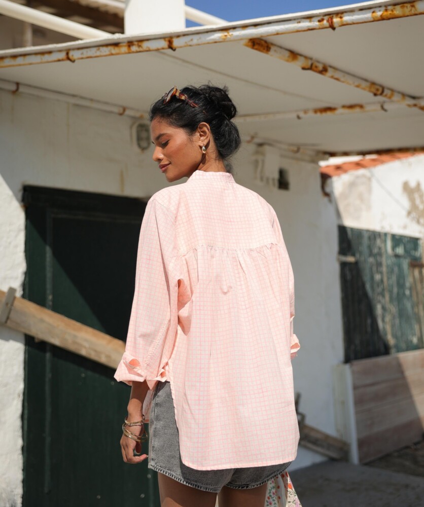 Blouse Bastide – Imprimé block-print Lottie