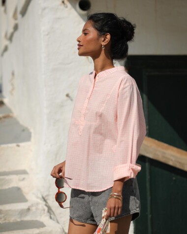 Blouse Bastide – Imprimé block-print Lottie