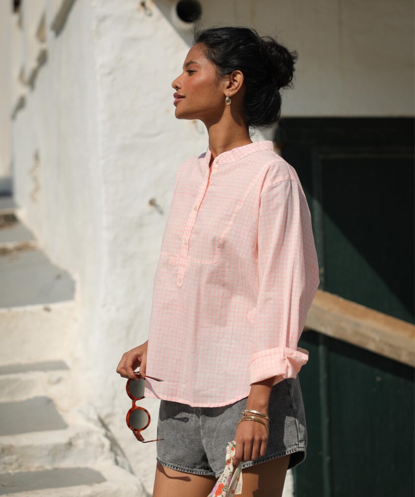 Blouse Bastide – Imprimé block-print Lottie