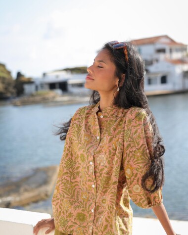 Chemise Bergame – Imprimé block-print June