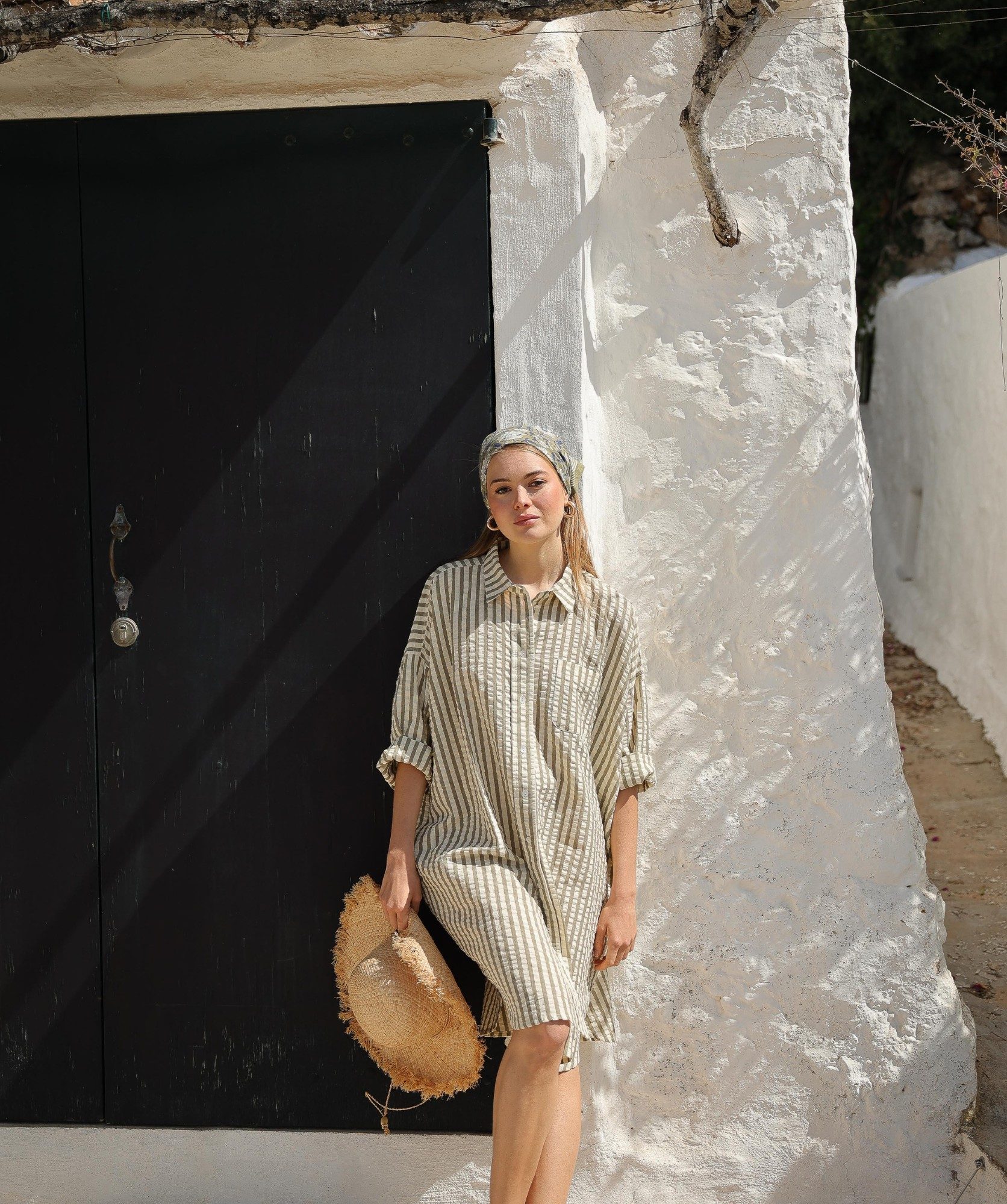 Robe Binibeca – Rayure Seersucker Clyde