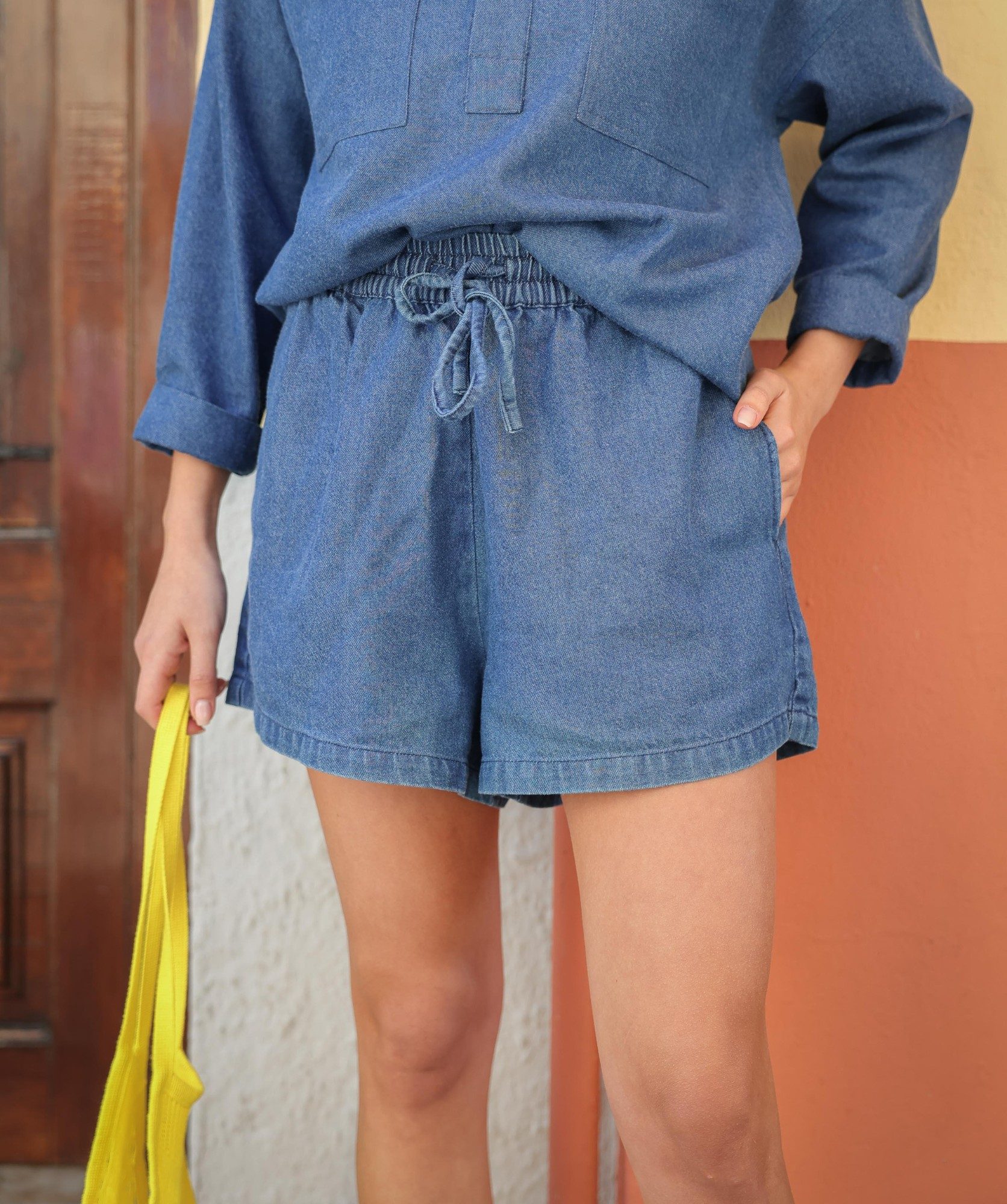 Short Castel – Bleu Denim