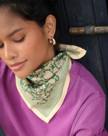 Foulard petit format – Anjali Prairie