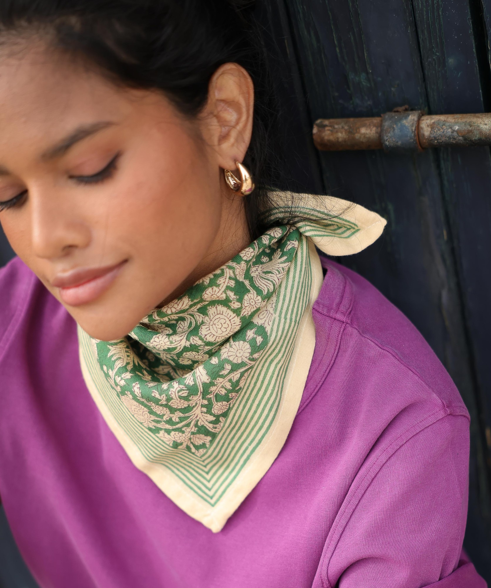 Foulard petit format – Anjali Prairie