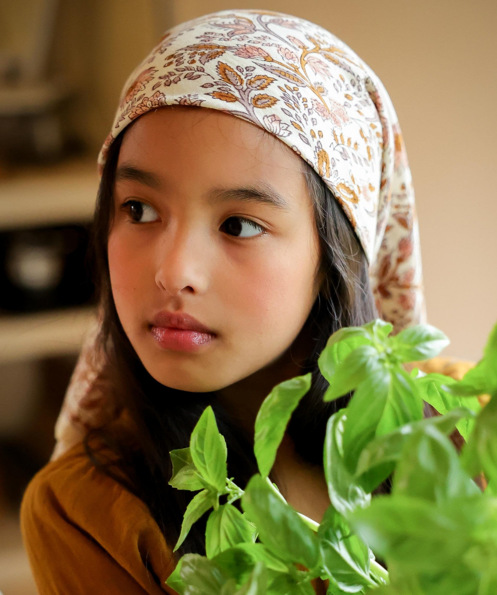 Foulard grand format – Rhapsody Poudré