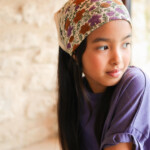 Foulard petit format – Ellis Violette