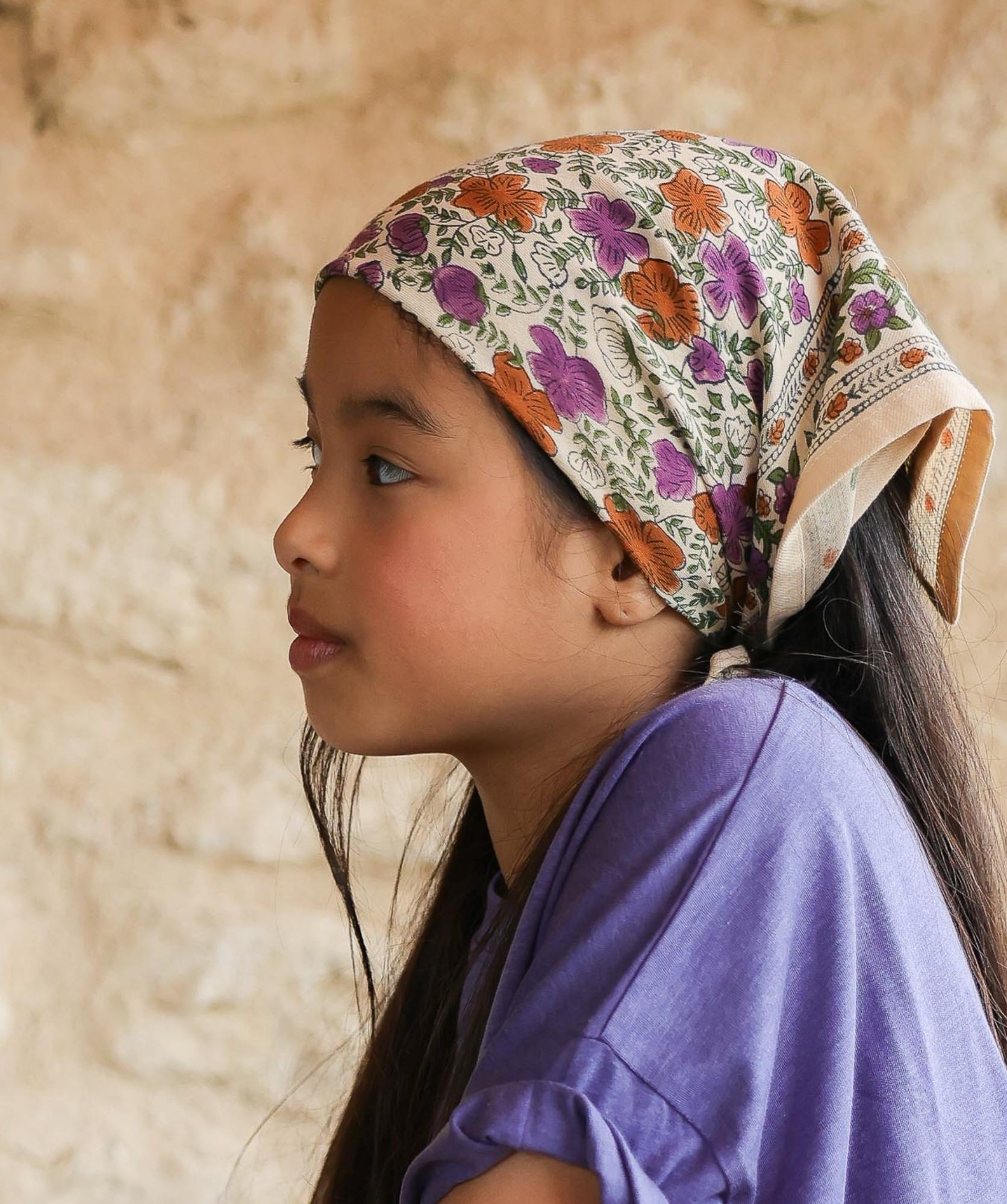 Foulard petit format – Ellis Violette