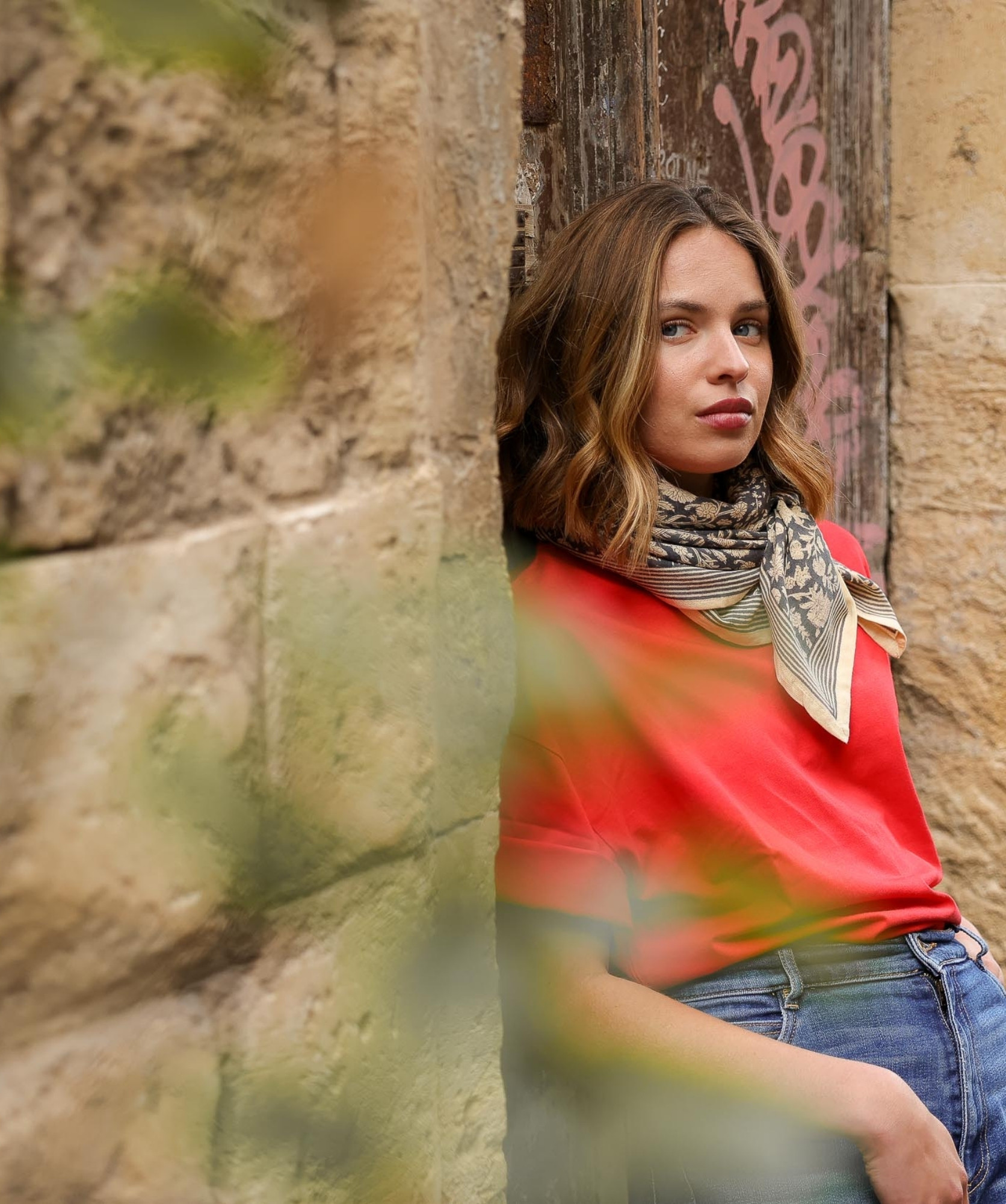 Foulard grand format – Anjali Orage