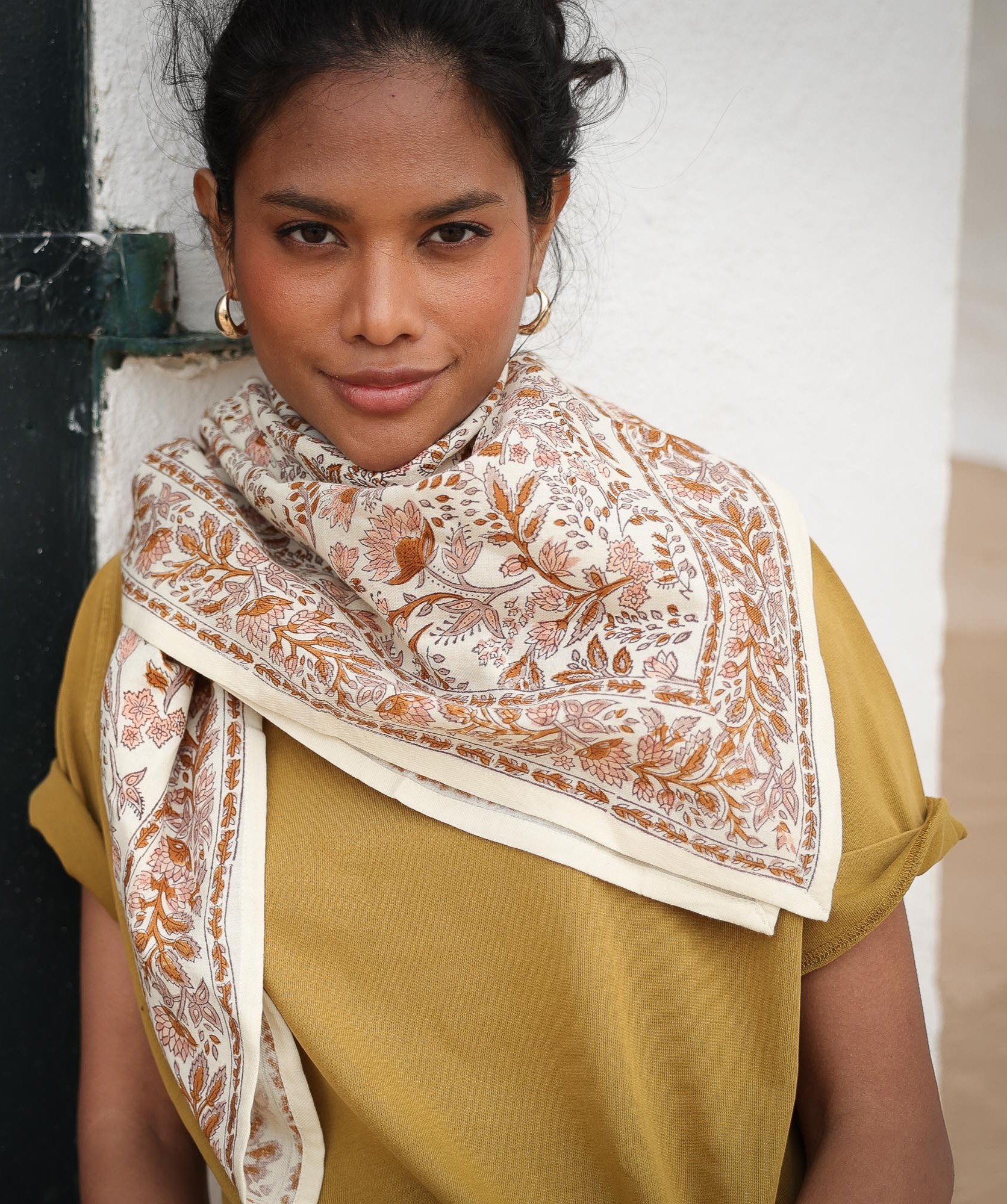 Foulard grand format – Rhapsody Poudré