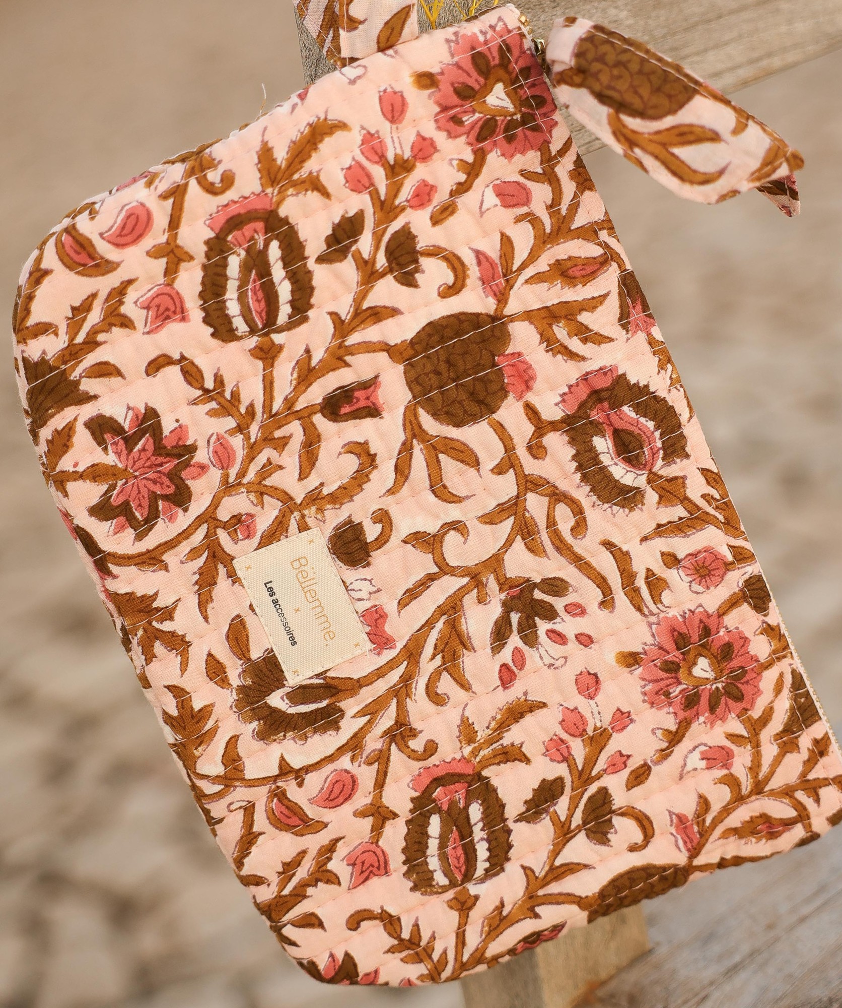 Pochette medium Sid – Mina Rose Poudre