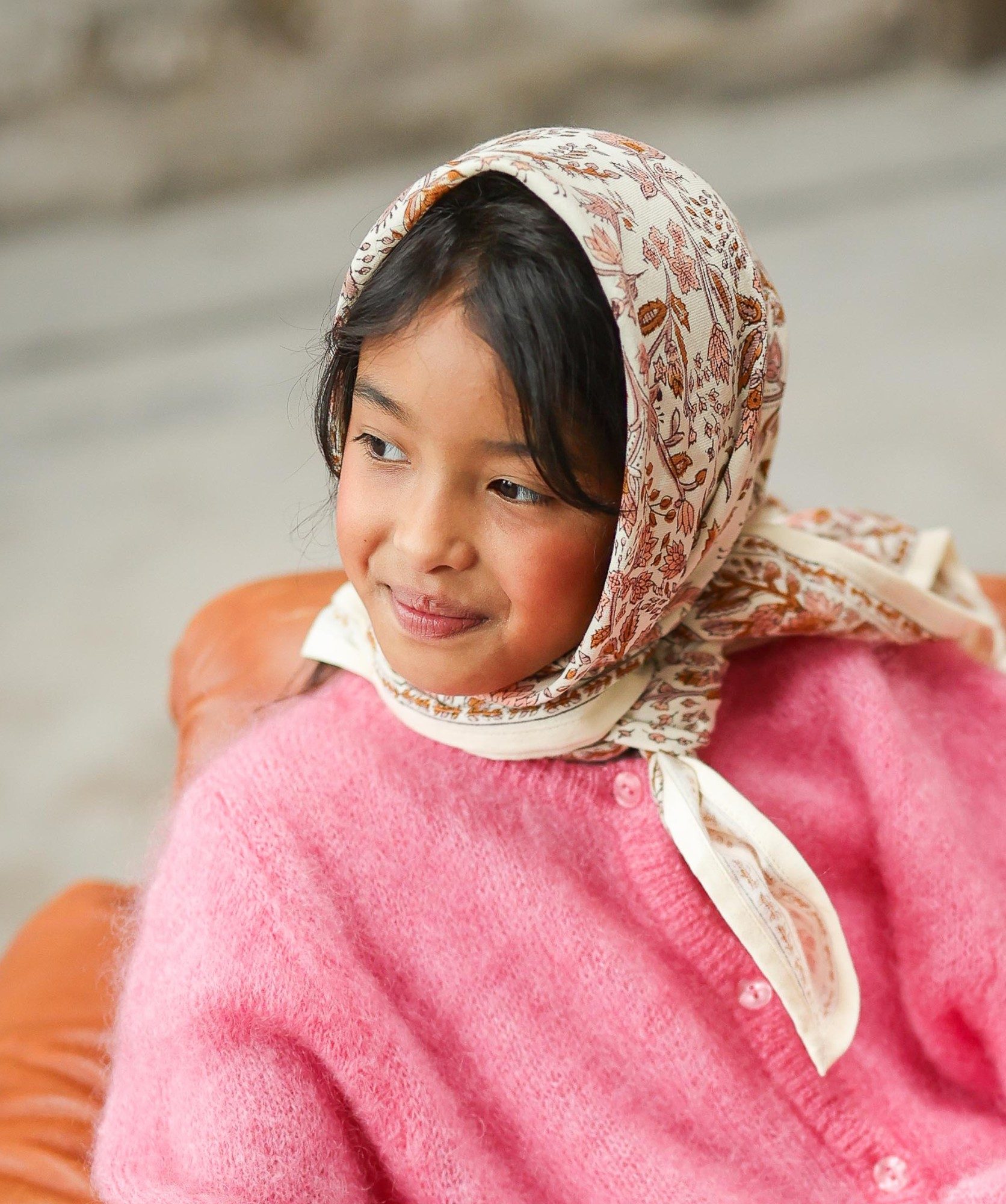 Foulard grand format – Rhapsody Poudré