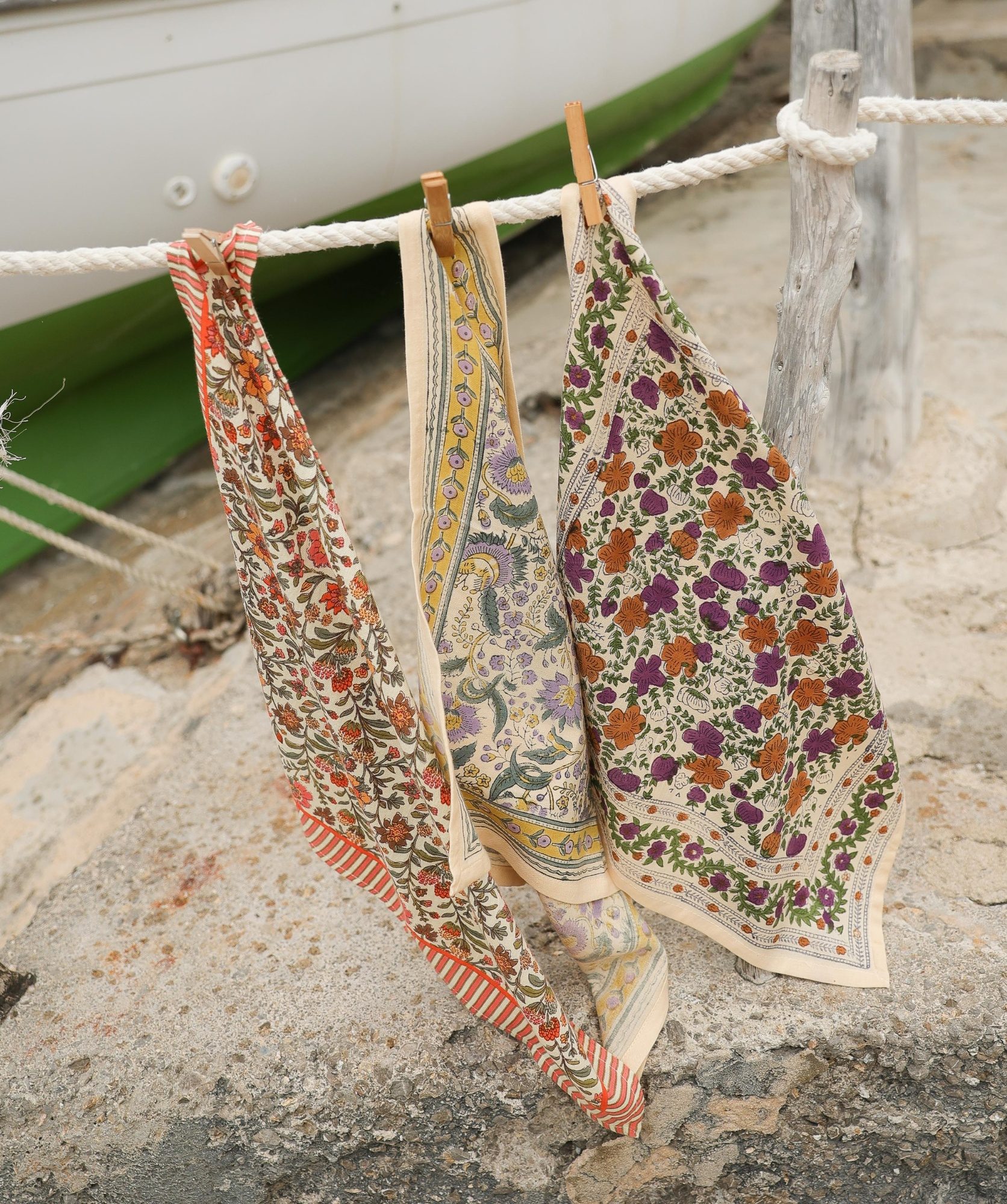 Foulard petit format – Ellis Violette