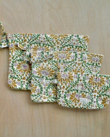 Pochette grand format/ ordinateur 13′ – Palmyre Caramel Beurre Salé