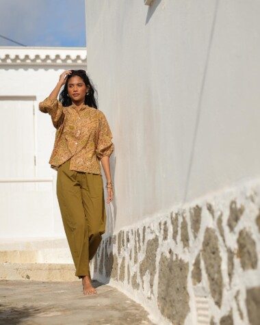 Chemise Bergame – Imprimé block-print June