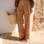Pantalon Maho – Imprimé block-print June