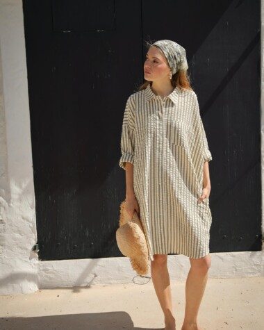 Robe Binibeca – Rayure Seersucker Clyde