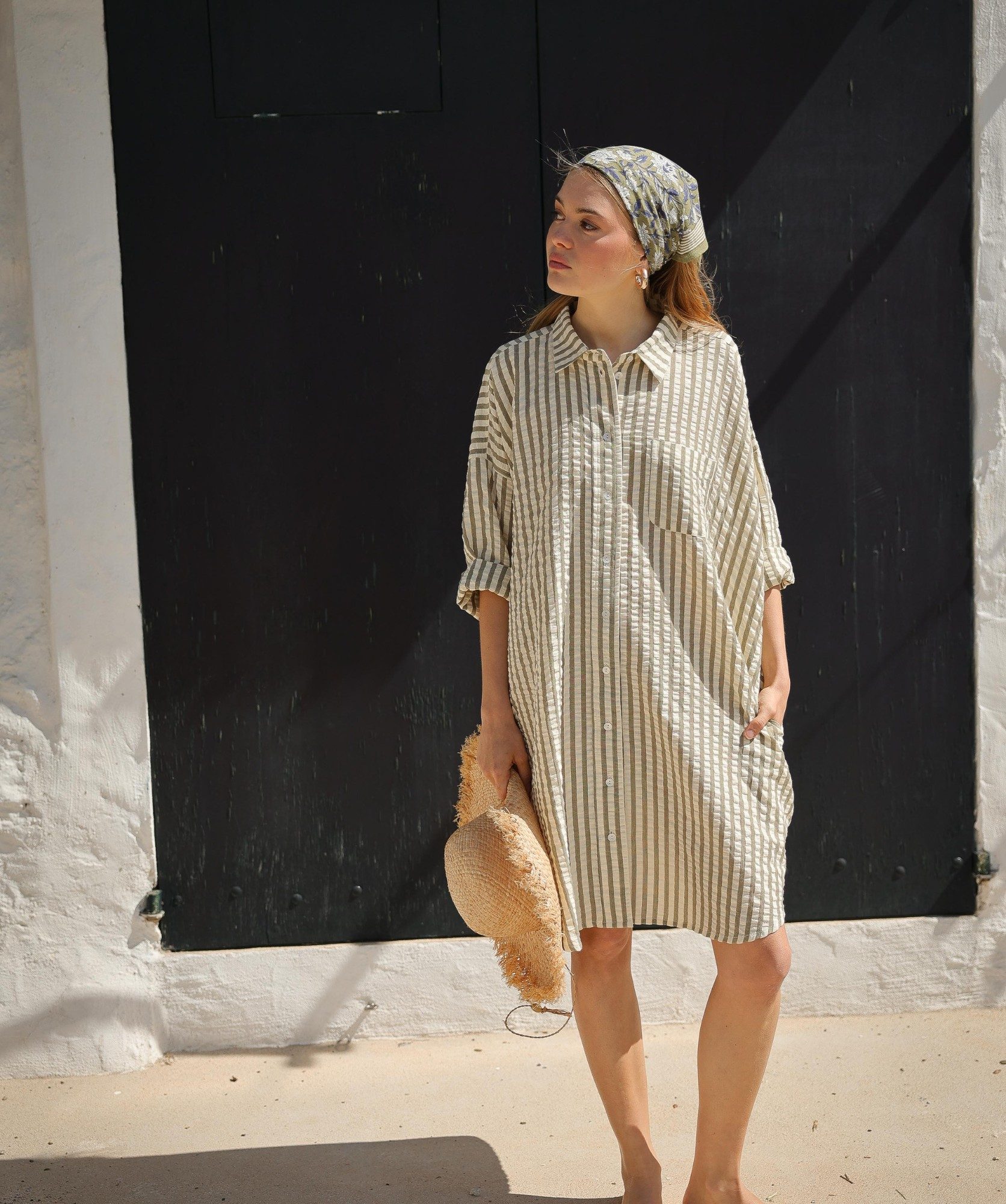 Robe Binibeca – Rayure Seersucker Clyde