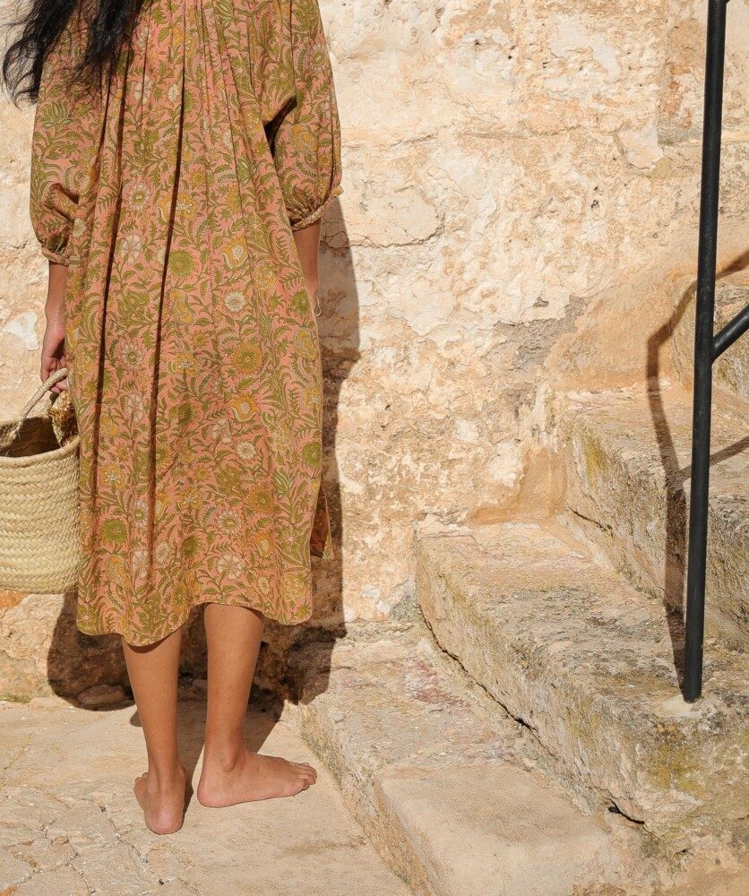 Robe Salvador – Imprimé block-print June