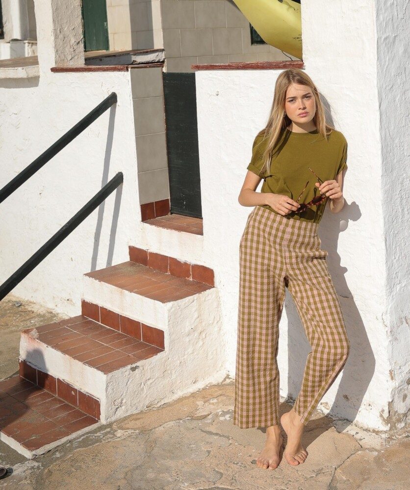 Pantalon Calcutta – Carreaux seersucker Harry