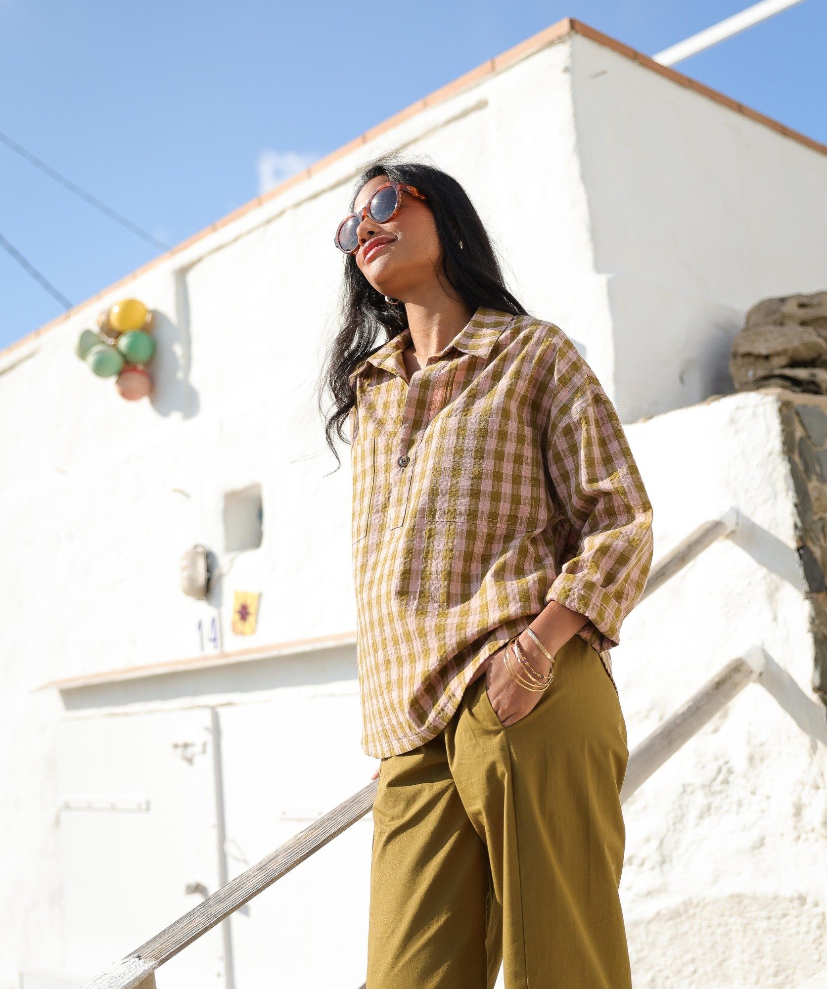 Blouse Bogota –  Carreaux seersucker Harry