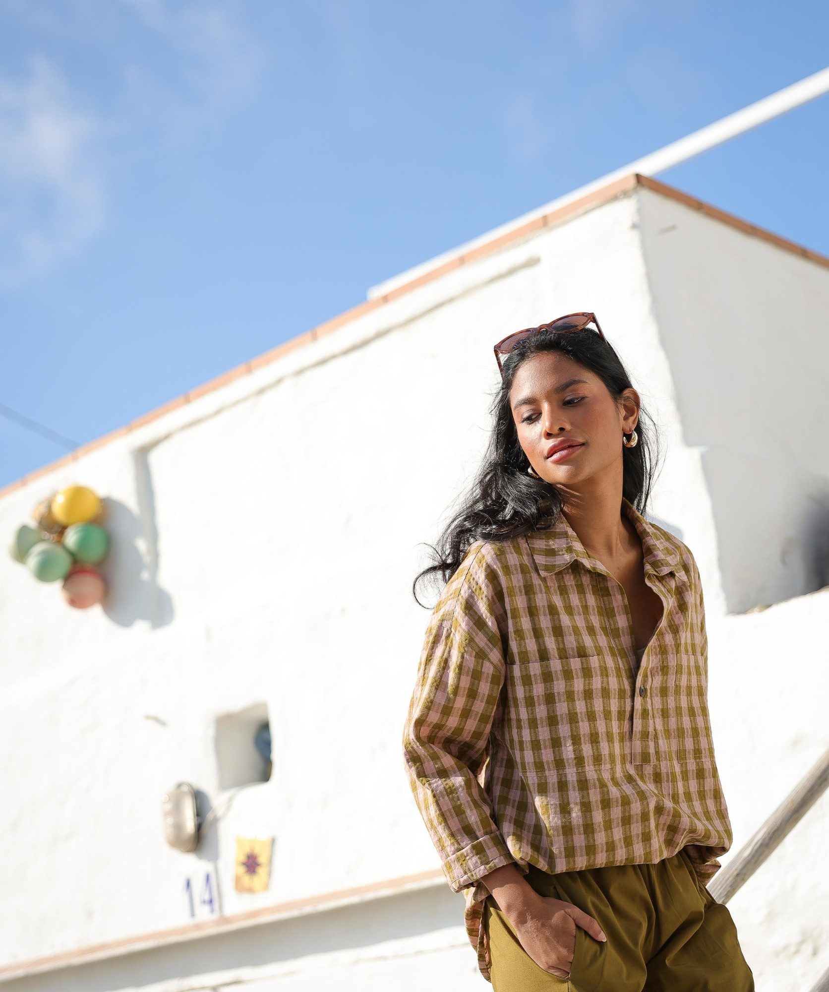 Blouse Bogota –  Carreaux seersucker Harry