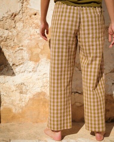 Pantalon Calcutta – Carreaux seersucker Harry