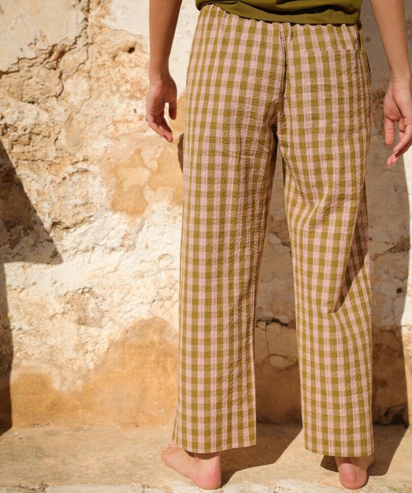Pantalon Calcutta – Carreaux seersucker Harry