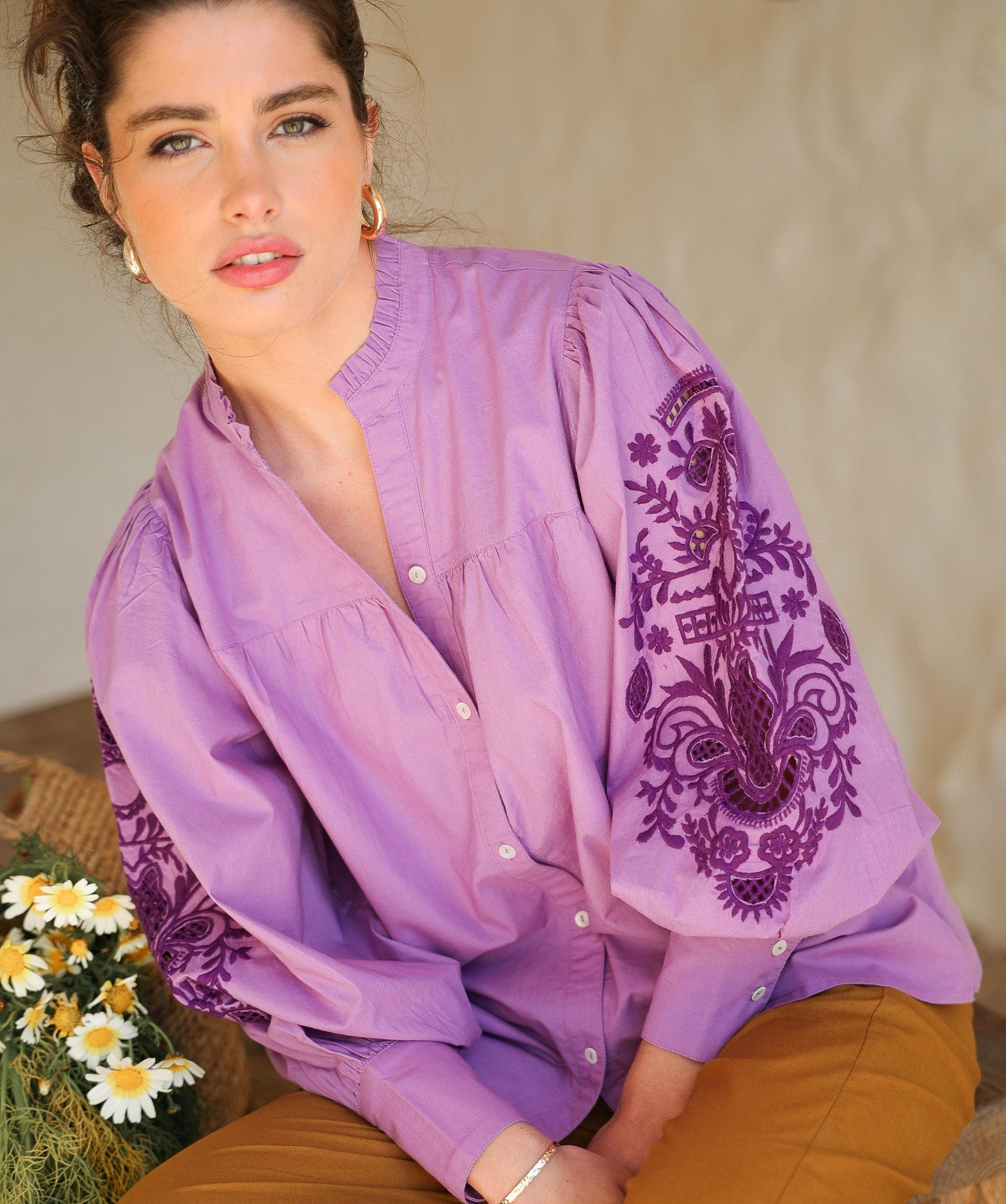 Chemise Torres – Figue