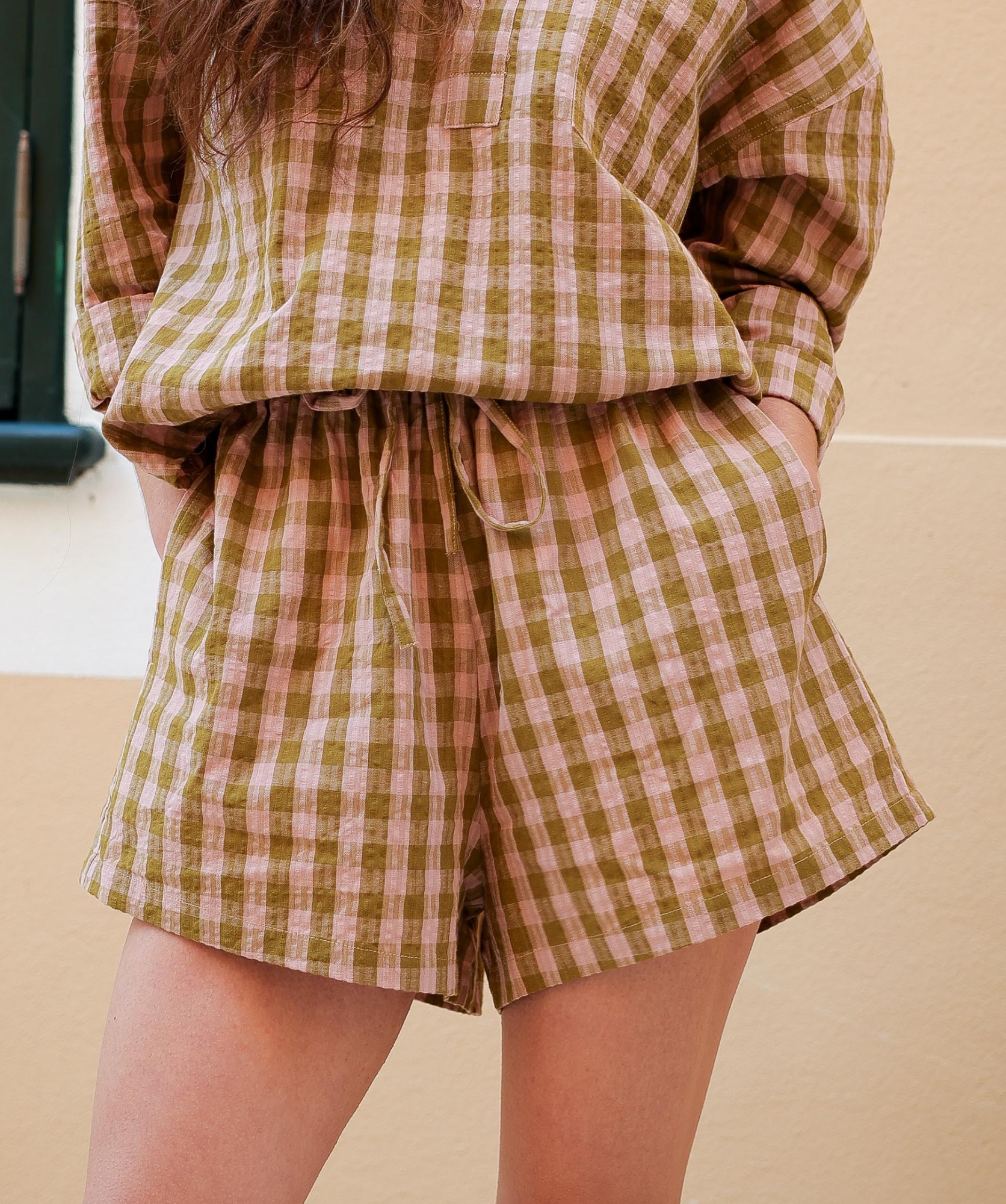 Short Castel – Seersucker Carreaux Harry