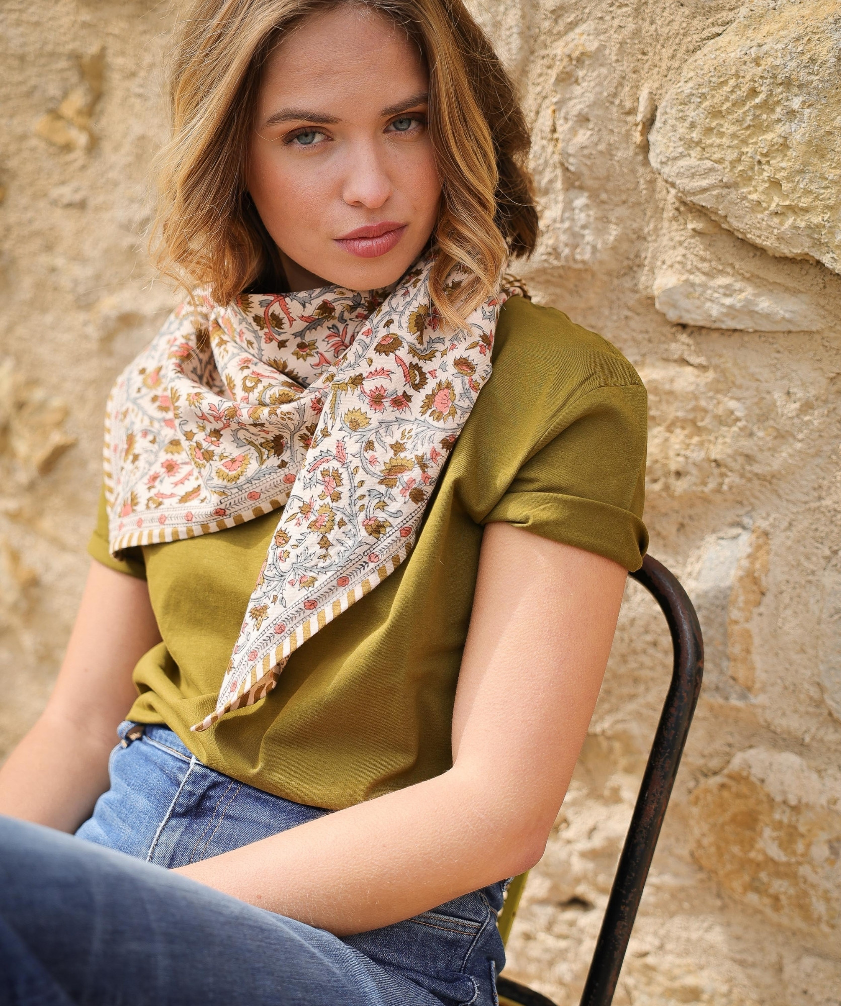Foulard grand format – Daisy