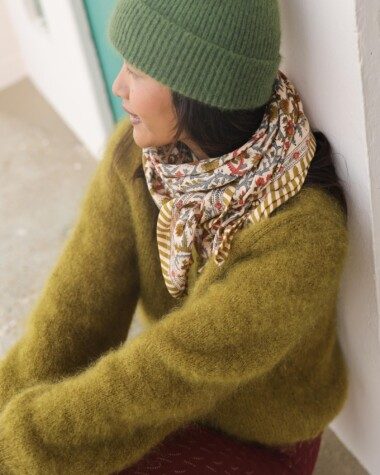 Foulard grand format – Daisy