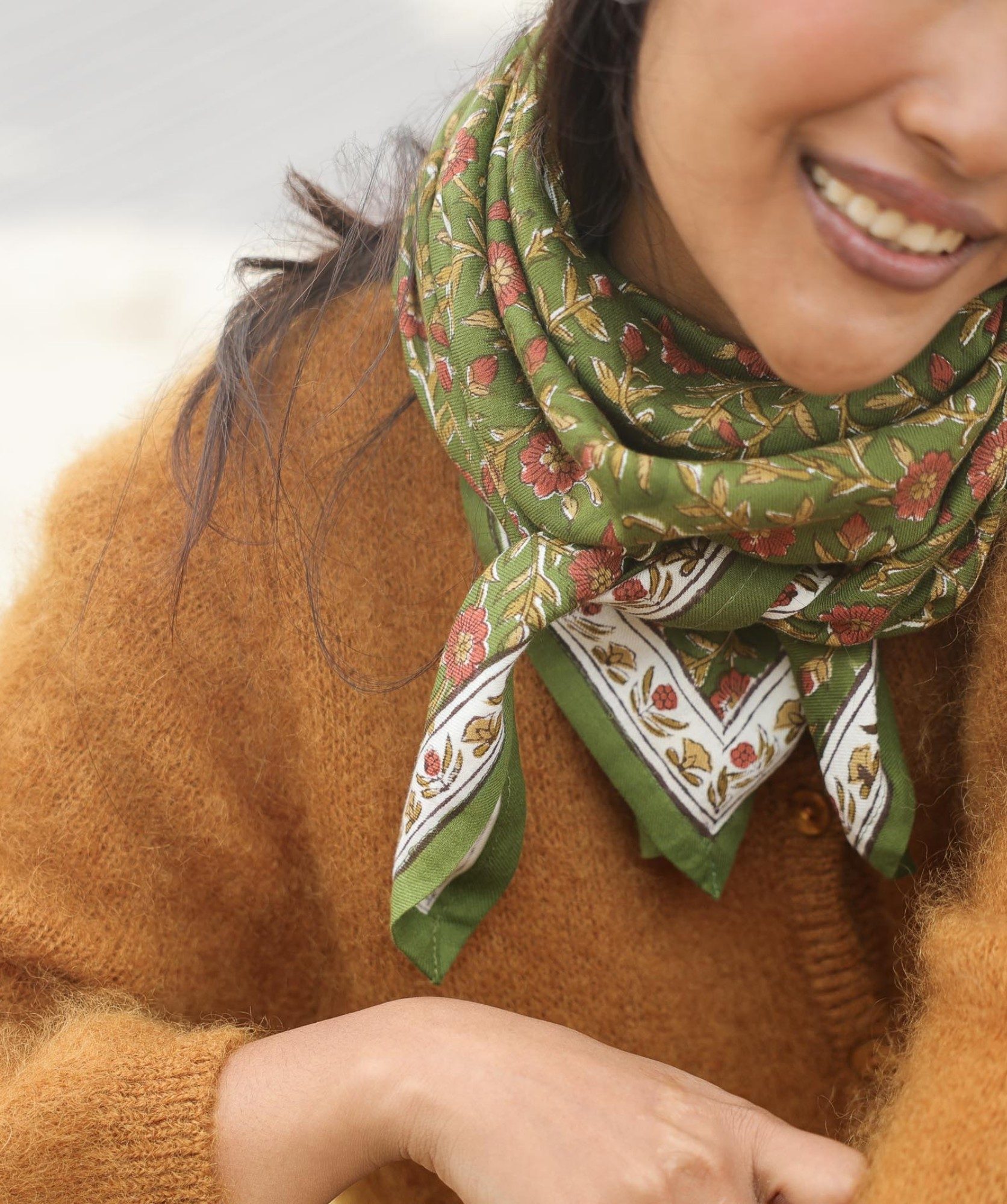Foulard grand format – Scarlett Mousse